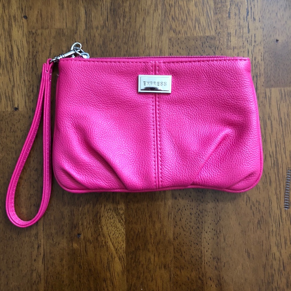 Express pink clutch